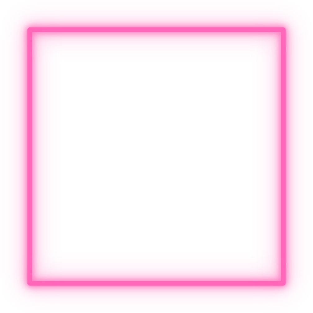 Pink neon frame